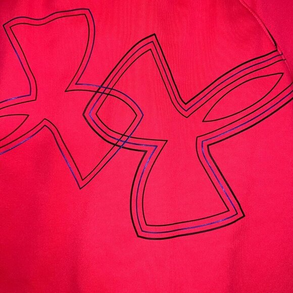 Under Armour Girl's Loose Cold Gear Pink & Purple Hoodie Size L - Picture 2 of 4